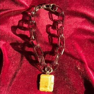 Marc Jacobs Chunky Green Statement Necklace